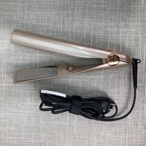 Tyme Iron Pro 2-in-1 Hair Curler & Straightener Flat Iron Rose Gold Tested